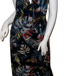 Mandira Curtis Chiffon silk jacket dress set 