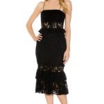 Jay Godfrey lace midi dress 