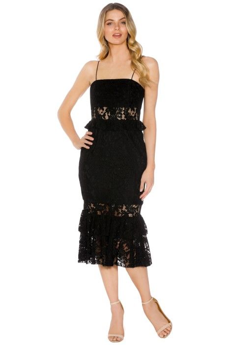 Jay Godfrey lace midi dress 