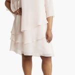 In house layered chiffon dress