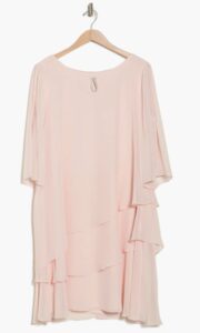 In house layered chiffon dress