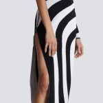 Aana striped knit maxi dress