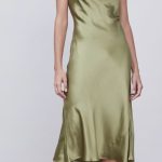 Allen Schwartz Silk slip dress
