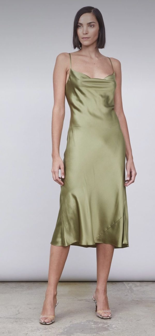 Allen Schwartz Silk slip dress