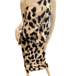 ASOS scuba midi dalmation animal print