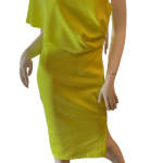 ASOS neon yellow dress