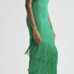 Bridget Sleeveless Fringe Hem Dress