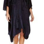 Camilla Short Kaftan With Hardware Solid Navy