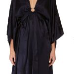 Camilla Short Kaftan With Hardware Solid Navy