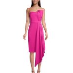 Eliza J Bow Front Scuba off shoulder dress