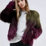 Farfetch faux-fur long-sleeve jacket