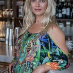 In house Short kaftan Sequined flowy embellished kaftan