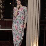 Indo-fusion draped dress