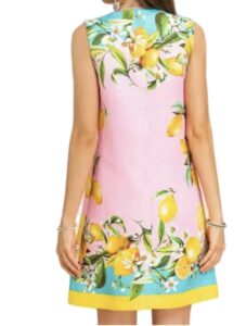 Pink Lemon Shift Dress - My Sicilian Love Affair