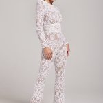 Nadine Merabi - Lace, Sleek and Sophisticated Jumpsuit