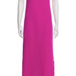 Trina Turk pink chain detail maxi dress