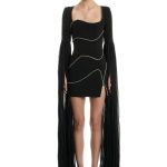exagerated-sleeve-dress