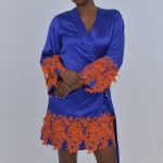 Mandira Blue Silk Wrap