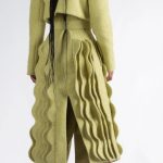 The Kinetic Tailored Coat: A chic, cozy coat which features our signature wave details