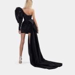 ALBINA DYLA Long train ribbon dress