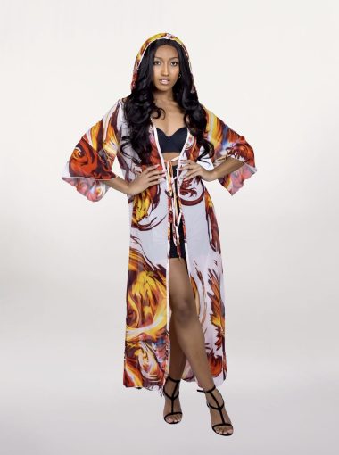 Roberto Cavalli Cover-up Kimono Dress