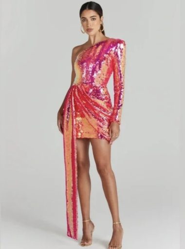 Nadine Merabi Sequin cocktail dress