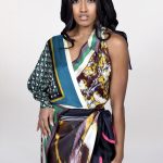 Silk handkerchief dress