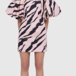 Leo Link Pink Tiger Mini Dress