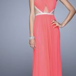 Hot pink long gown