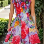 Debbie floral dress