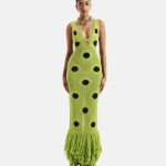 HANIFA Harper Knit Tassel Dress