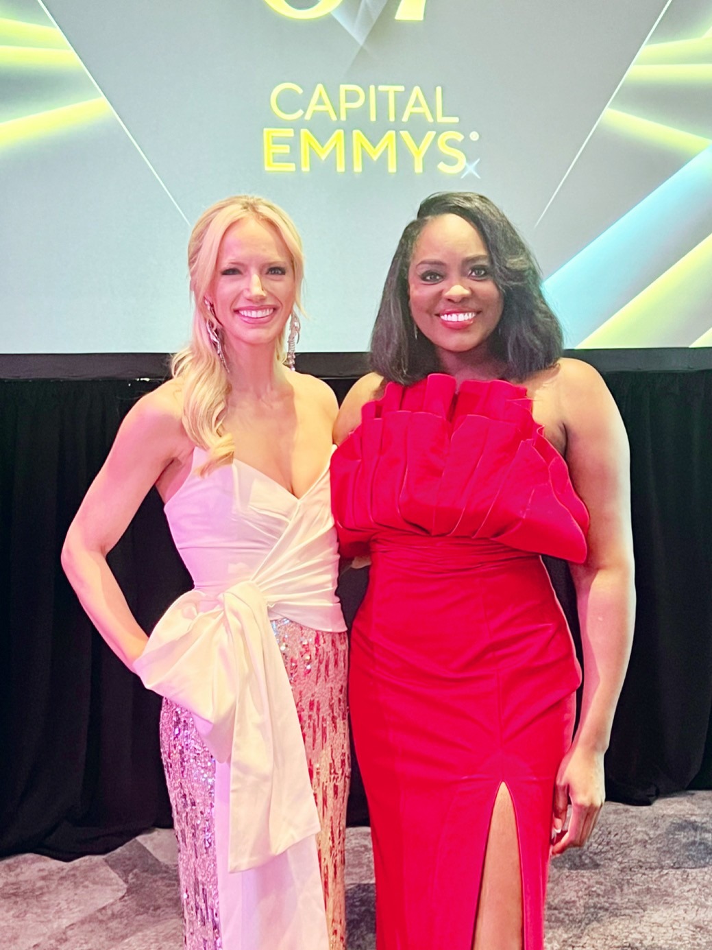 Jacqueline Matter and Marissa Mitchell at the Emmys