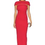 Amoura Red MIdi Dress