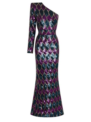 Zhivago One-Shoulder Gown
