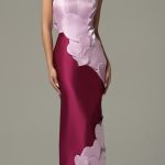 You Have my Heart Mix Taffeta Asymmetric Dress