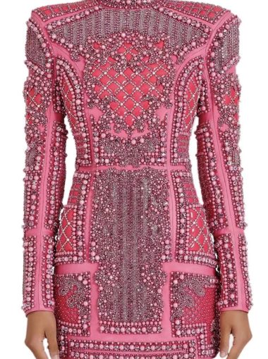 Abel Long Sleeve Sequin Dress
