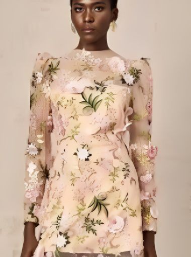 Alize Embroidered Floral Dress