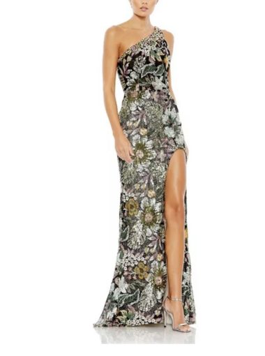 mac duggal embellished floral gown