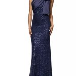Gigi column bow gown
