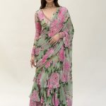 Sanam-floral-pre-pleated-saree