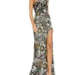 mac duggal embellished floral gown