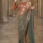 Romina Ombré sequin pre draped saree