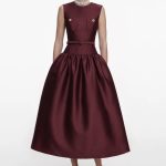 self portrait taffeta dress