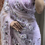 Leena pre draped floral saree