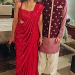 red-sequin-saree