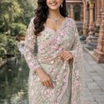 Anju floral sari
