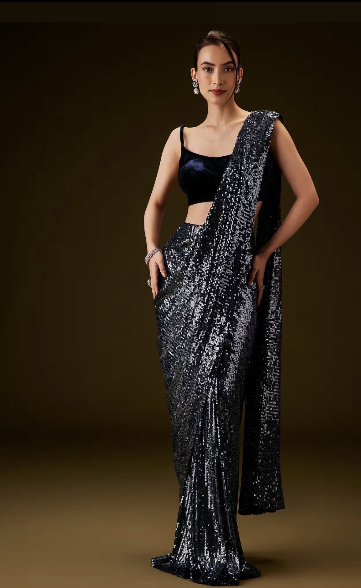 soham predraped saree