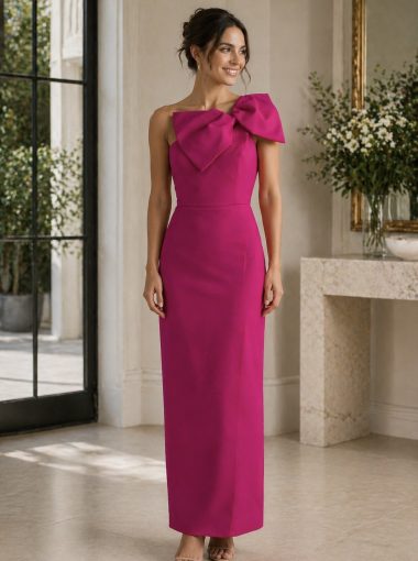 Jay Godrey Pink Bow Gown