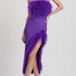 Sonja-purple-feather-midi-dress