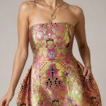 Zubia couture corset structured dress